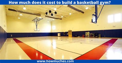 How Much Does It Cost to Build a Basketball Gym: And Why Does It Feel Like You're Also Paying for the Moon?