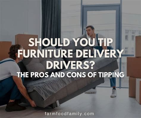 Should You Tip a Furniture Delivery Person?